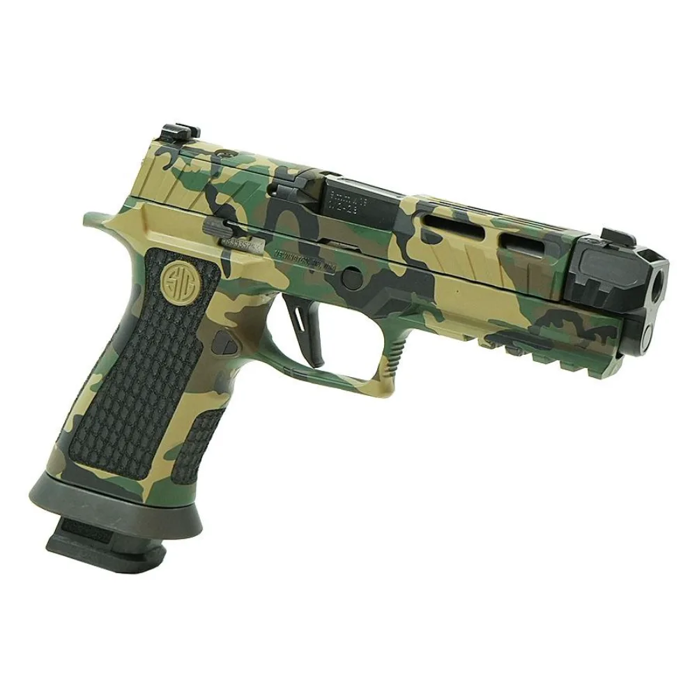 Sig Sauer P320 Spectre Comp 9mm 4.6" Woodland Camo 21rd
