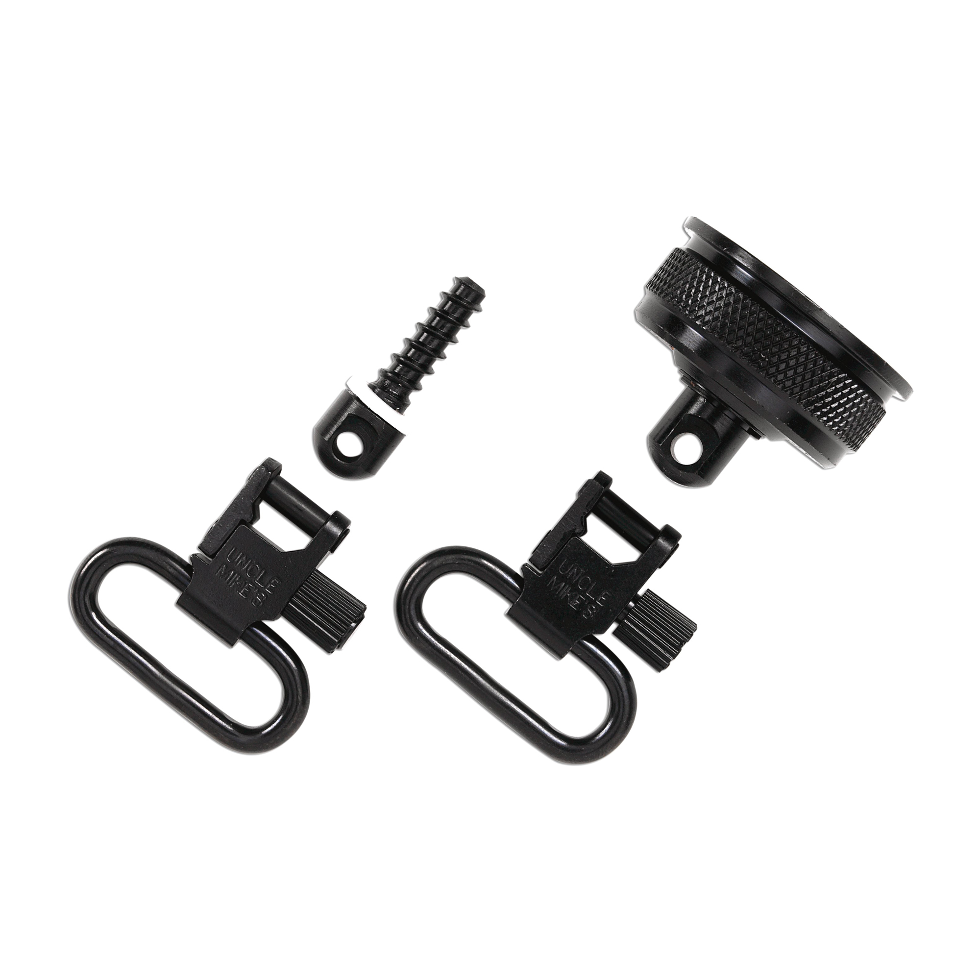 Uncle Mike's Mag Cap 18012 Swivel Set, 1" Quick Detach for Remington 870