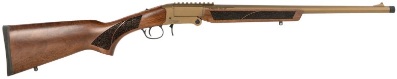 Gforce Arms GFTXP4020Y GFTXP Youth 400 Legend 1rd 20" Bronze Cerakote Steel Barrel, Bronze Cerakote Picatinny Rail Steel Receiver, Fixed Walnut Wood Stock