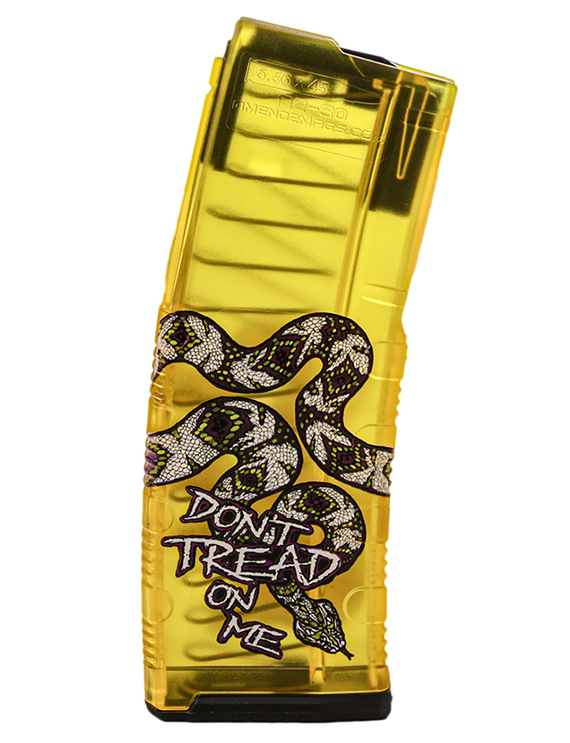 Amend2 MOD-C 5.56 30rd AR-15 Mag DTOM Yellow Polymer Magazine