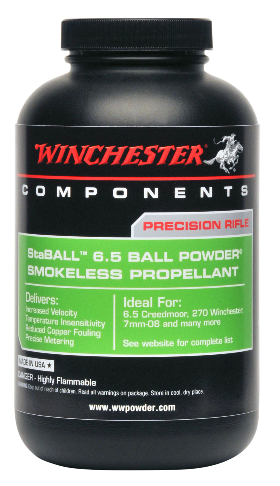 Winchester Powder StaBall 6.5 Precision Rifle Propellant 1 lb