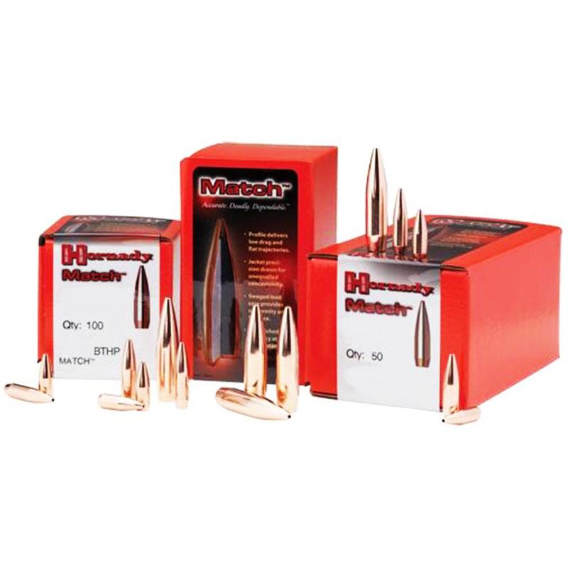 Hornady Match 75 Grain Boat Tail Hollow Point Bullets (.224 Caliber, 100 Count) - image 5 of 5