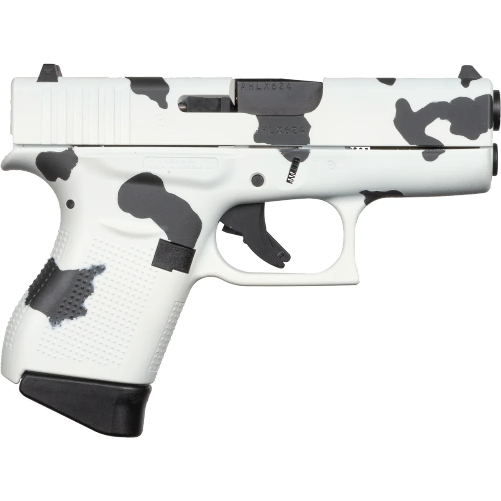 GLOCK 43 COW BLACK & WHITE 9MM 6RD PISTOL - image 2 of 2