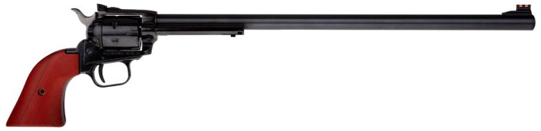 Heritage Mfg RR22B16AS Rough Rider 22 LR 6 Shot, 16" Black Steel Barrel, Black Zinc Alloy Frame, Black Cylinder, Cocobolo Grip, Hammer/Thumb Safety, Exposed Hammer