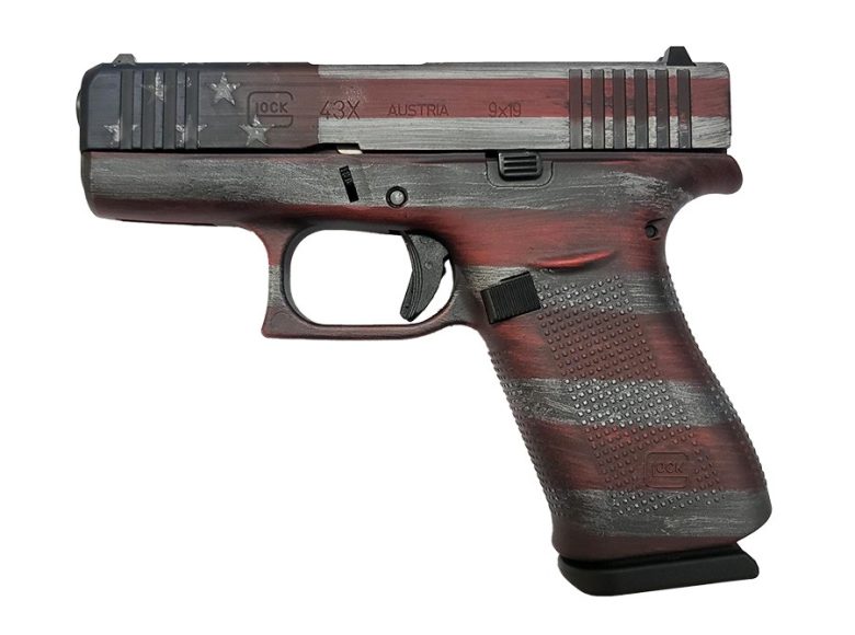 GLOCK 43X 9MM USA FLAG 10RD UX4350204USA