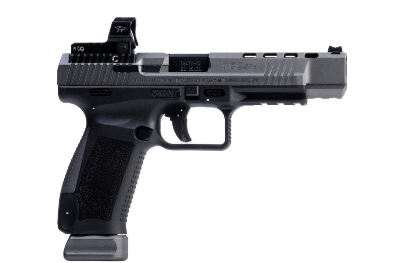 Canik TP9SFx 9mm 5.2" Barrel Tungsten Gray MO2 Optic 20+1