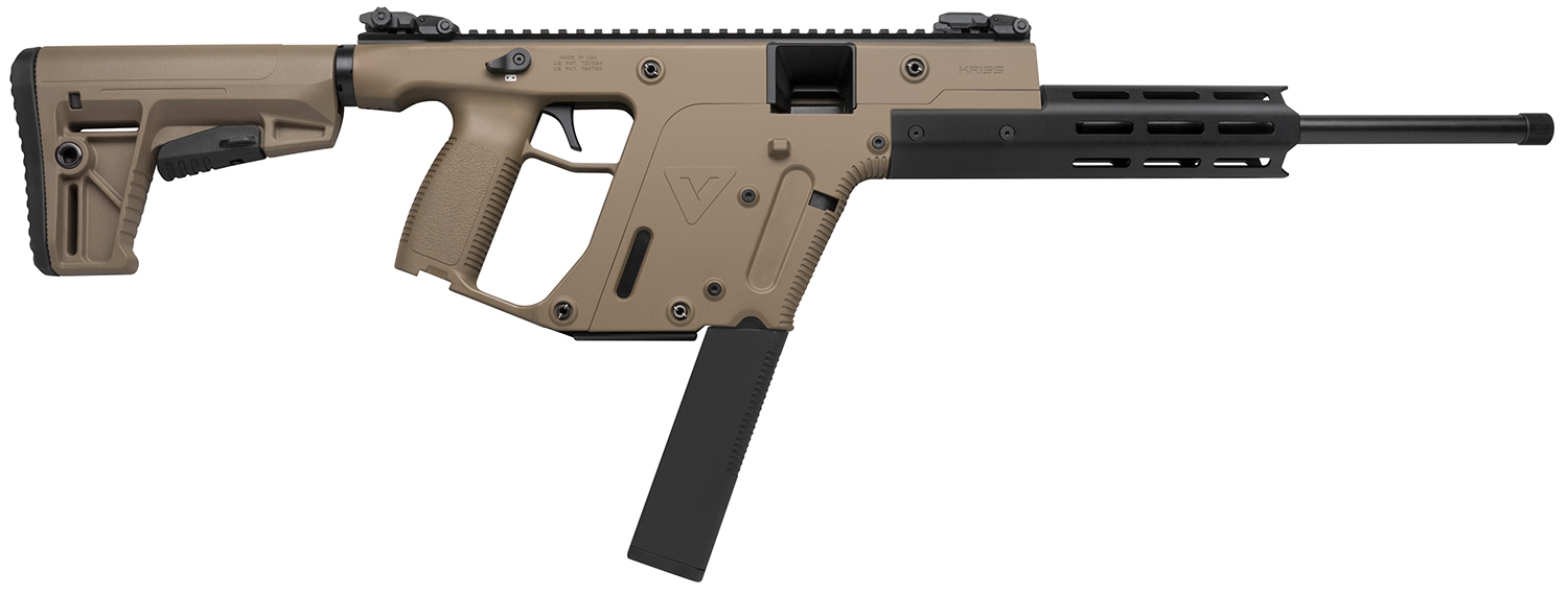 Kriss Vector CRB G2 22LR 16" 30+1 FDE Rifle M-LOK 6-Position Stock