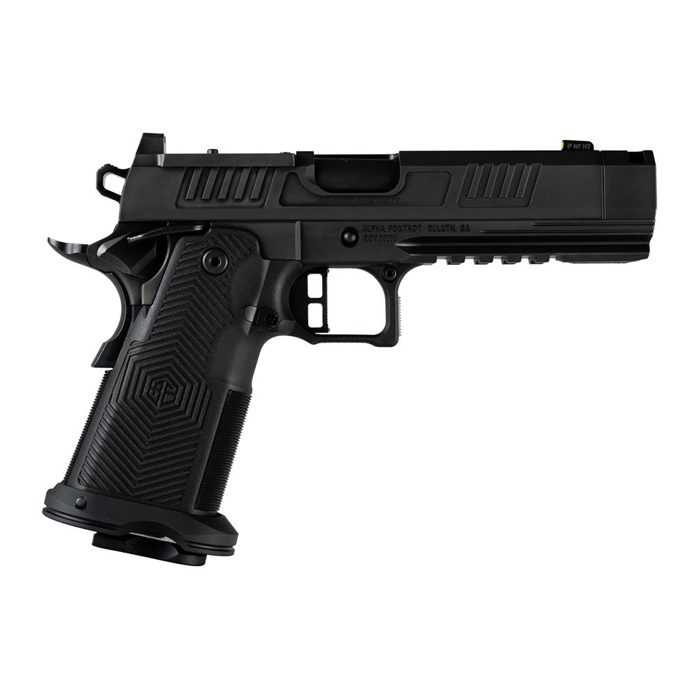 Alpha Foxtrot AF1911 Romulus 9mm Pistol 4.25" Comp Threaded Barrel Black MOS 17+1/20+1
