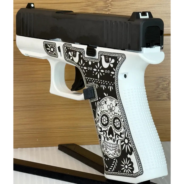Glock 43X "Sugar Skull" Black & White 9mm 10rd Pistol