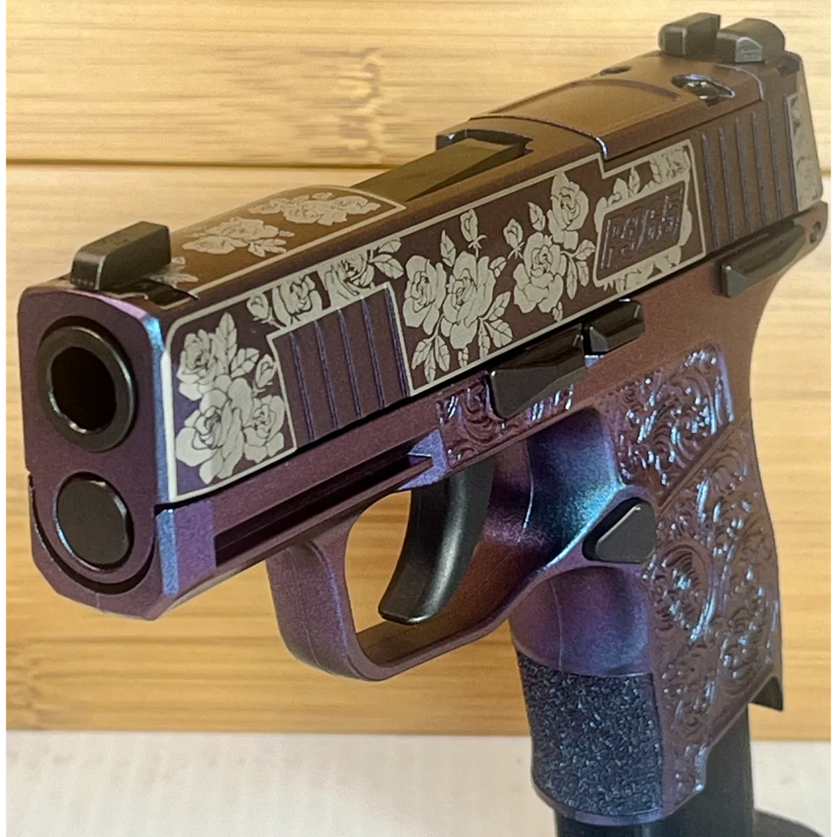 Sig Sauer P365 "Guns & Roses Mongoose Purple" 9mm Optic Ready 3.1" 10rd Manual Safety