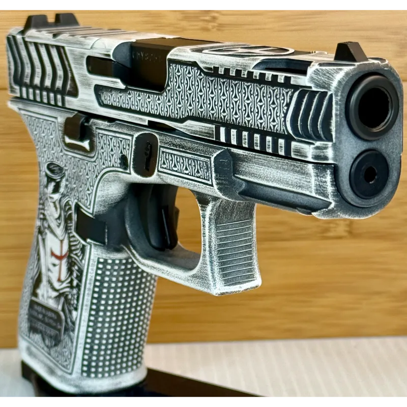 Templar Glock 19 Gen5 9mm Distressed White 15 Round Pistol