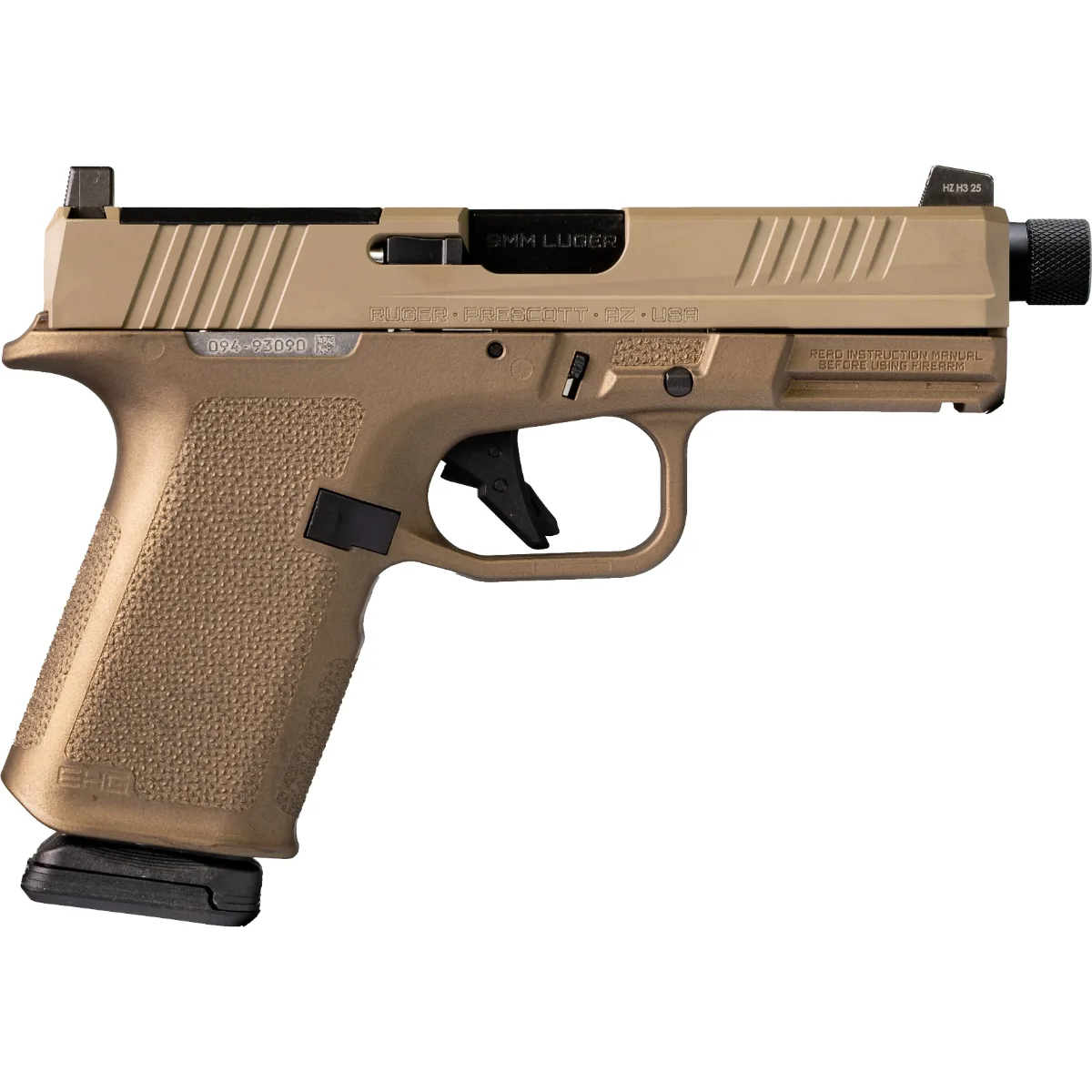 RUGER RXM FDE THREADED BARREL 9MM 15RD PISTOL