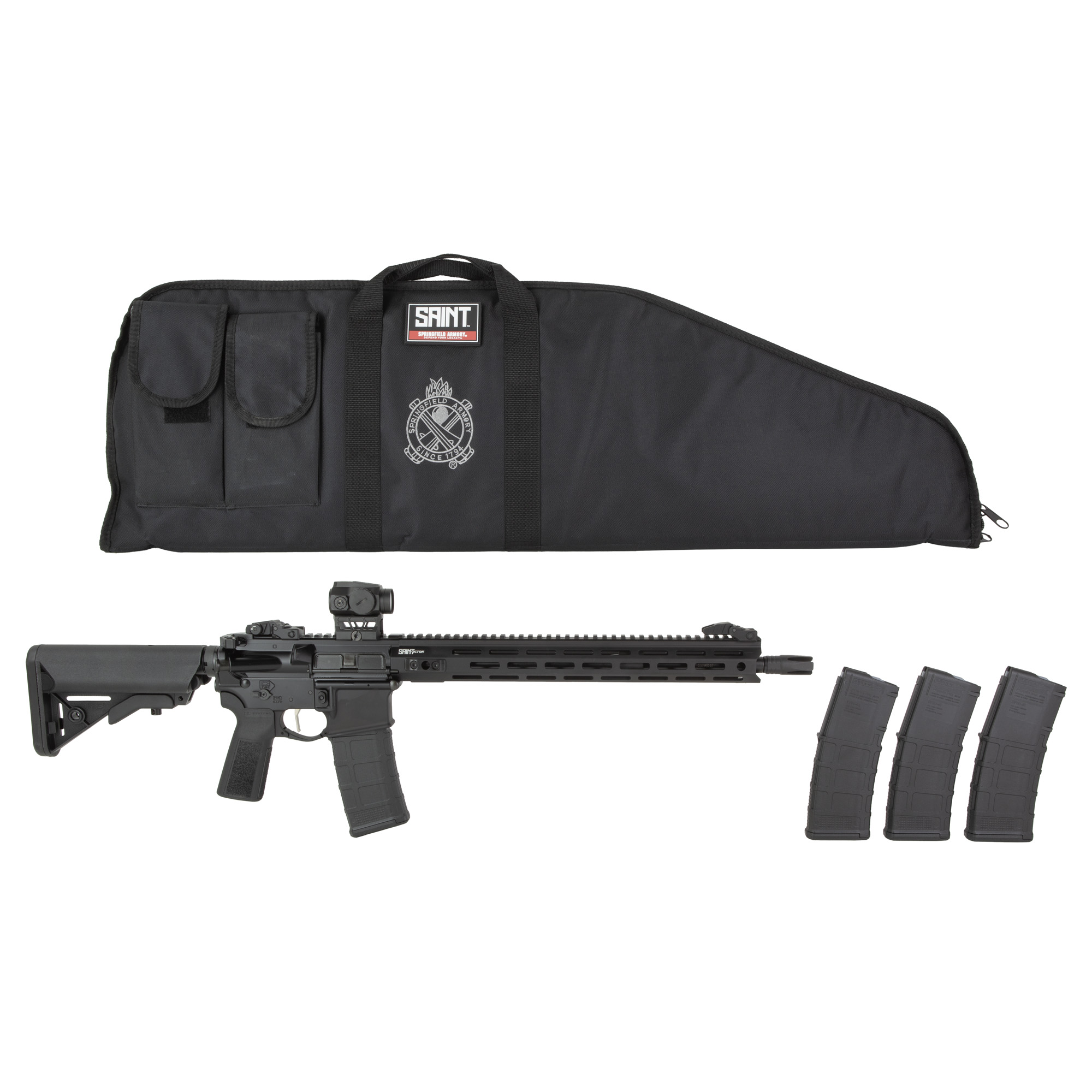 Springfield Armory Saint Victor V2 AR-15 Rifle with Viridian Green Dot