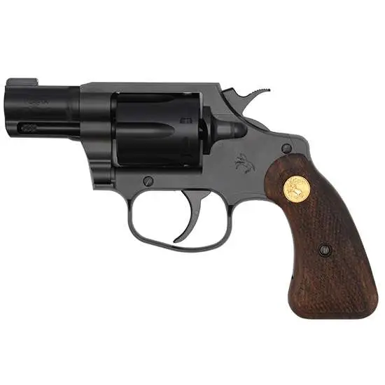 COLT NIGHT COBRA SPECIAL REVOLVER 38 SPL+P 2" BLACK PVD 6RD WOOD MEDALLION