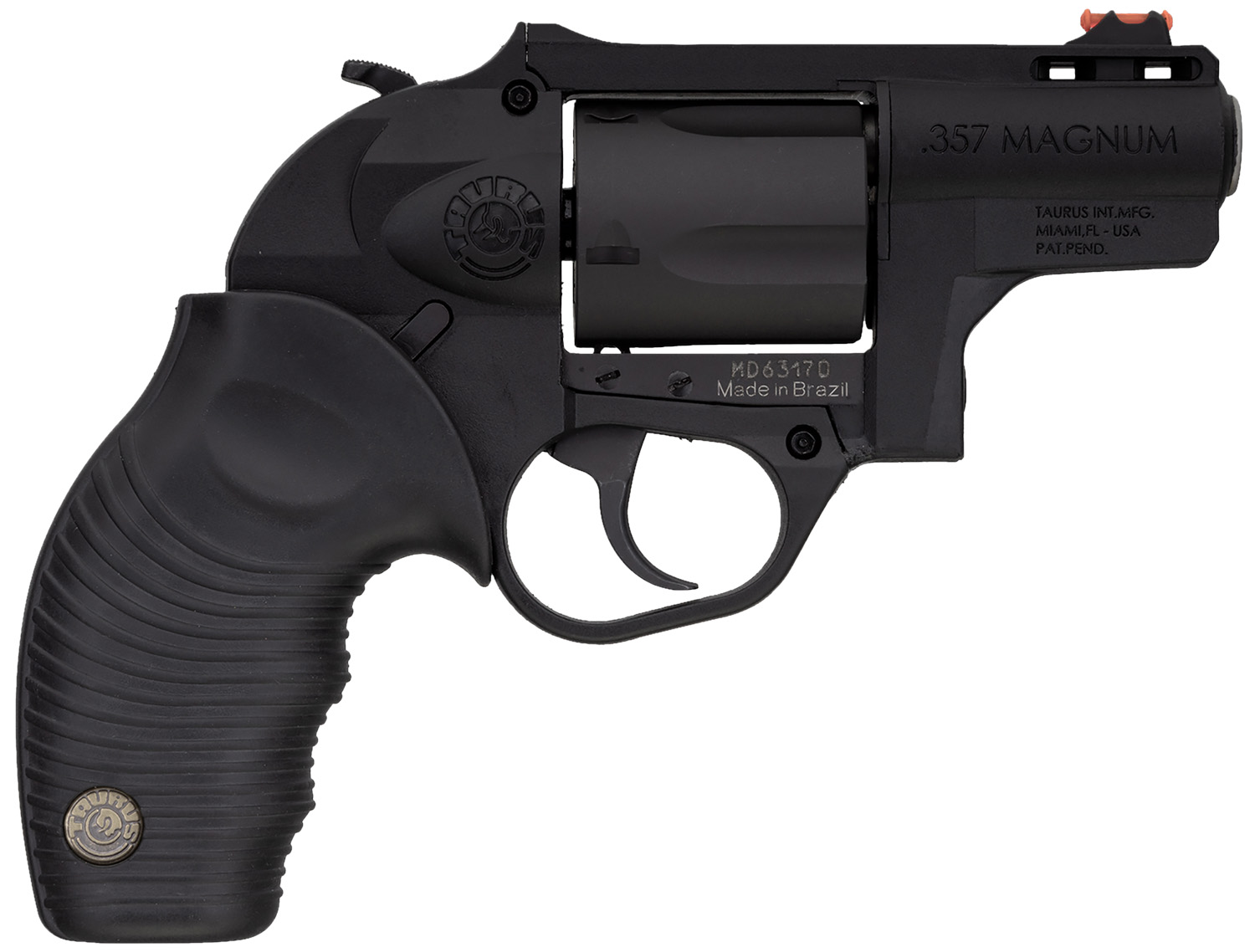 Taurus 605 Poly Protector .38 Spl +P/.357 Mag 2" Black Polymer 5rd Revolver
