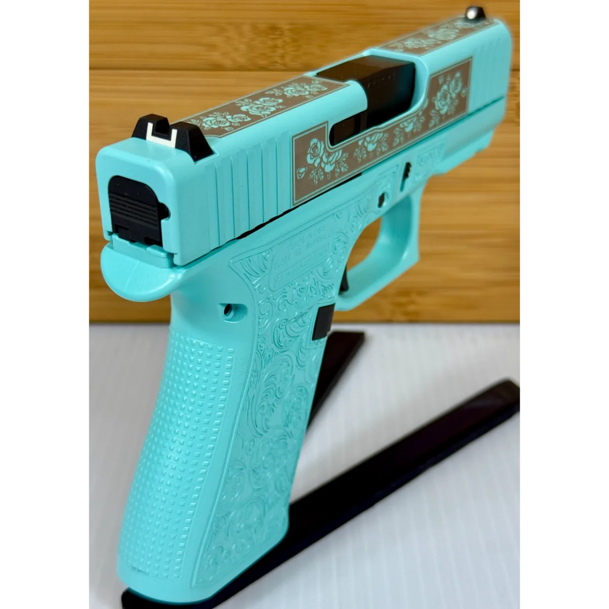 Glock 43X Tiffany Blue – Glock & Roses 9mm 10rd USA Made