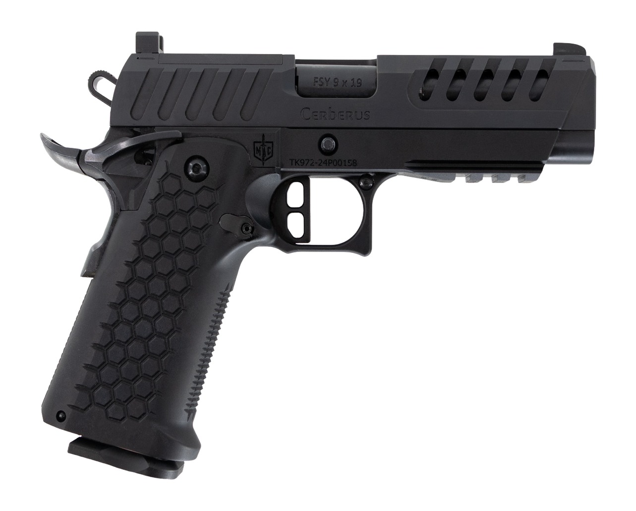 SDS Imports Cerberus 2011 Double Stack 1911 9mm Luger 4.4" Ported Barrel QPQ - image 2 of 9