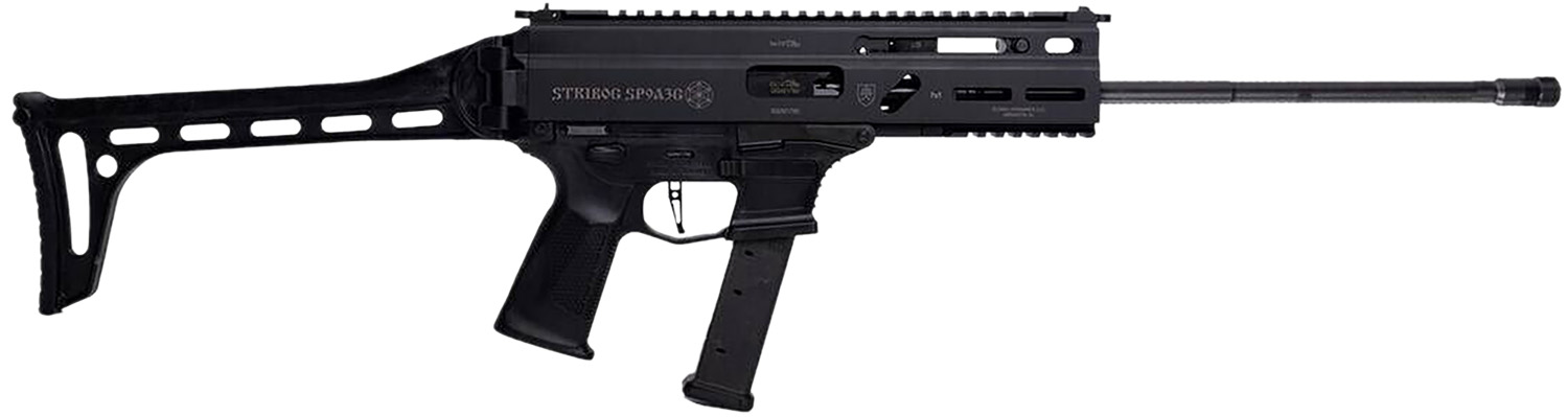 Grand Power Stribog SP9A3G 9mm Rifle 16" Black Polymer Stock