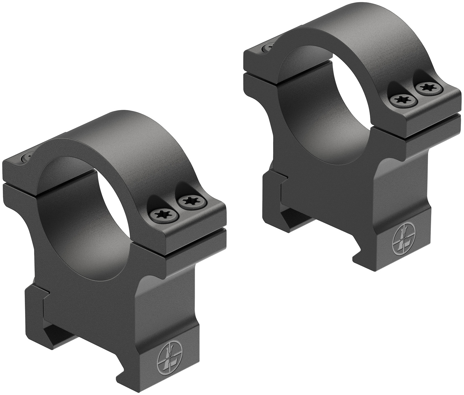 Leupold Open Range Cross-Slot 1" High Matte Black Scope Rings - image 7 of 8