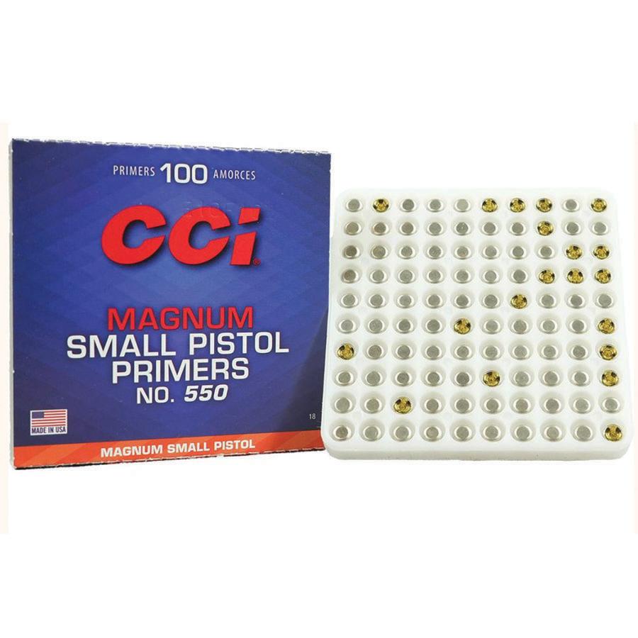 CCI No. 550 Magnum Small Pistol Primers - 1000 Count