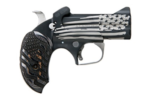 Bond Arms Old Glory 45LC/410 Derringer – 3.5" American Flag Engraved Pistol