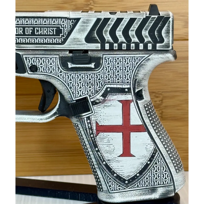 Templar Glock 19 Gen5 9mm Distressed White 15 Round Pistol