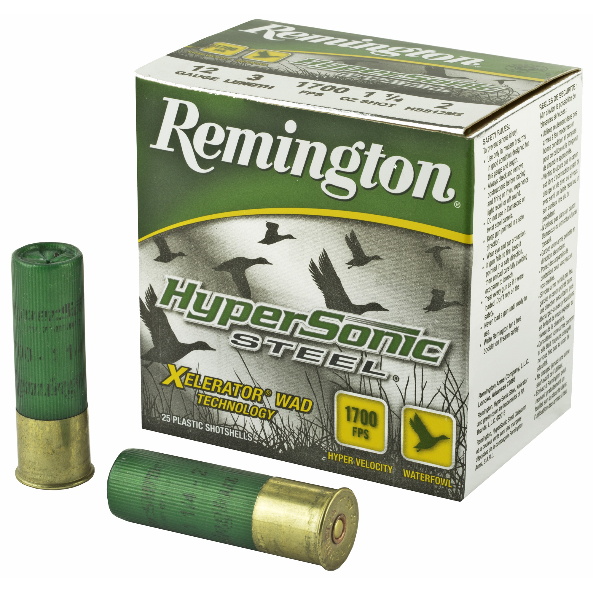 Remington HyperSonic 12 Gauge 3" 1.25 oz Steel #2 Shot