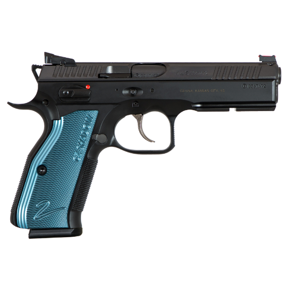 CZ Shadow2 Blue Grip Black 9mm 17Rd Pistol