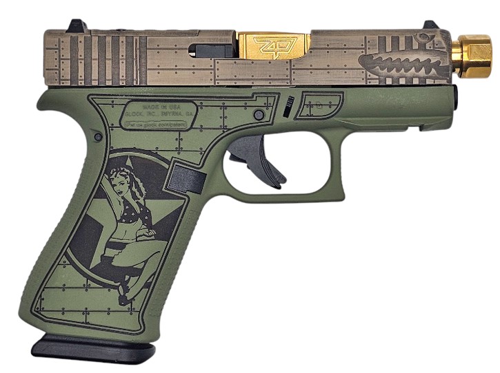 GLOCK 43X 9MM BOMBER 10RD UX4350204BOMB