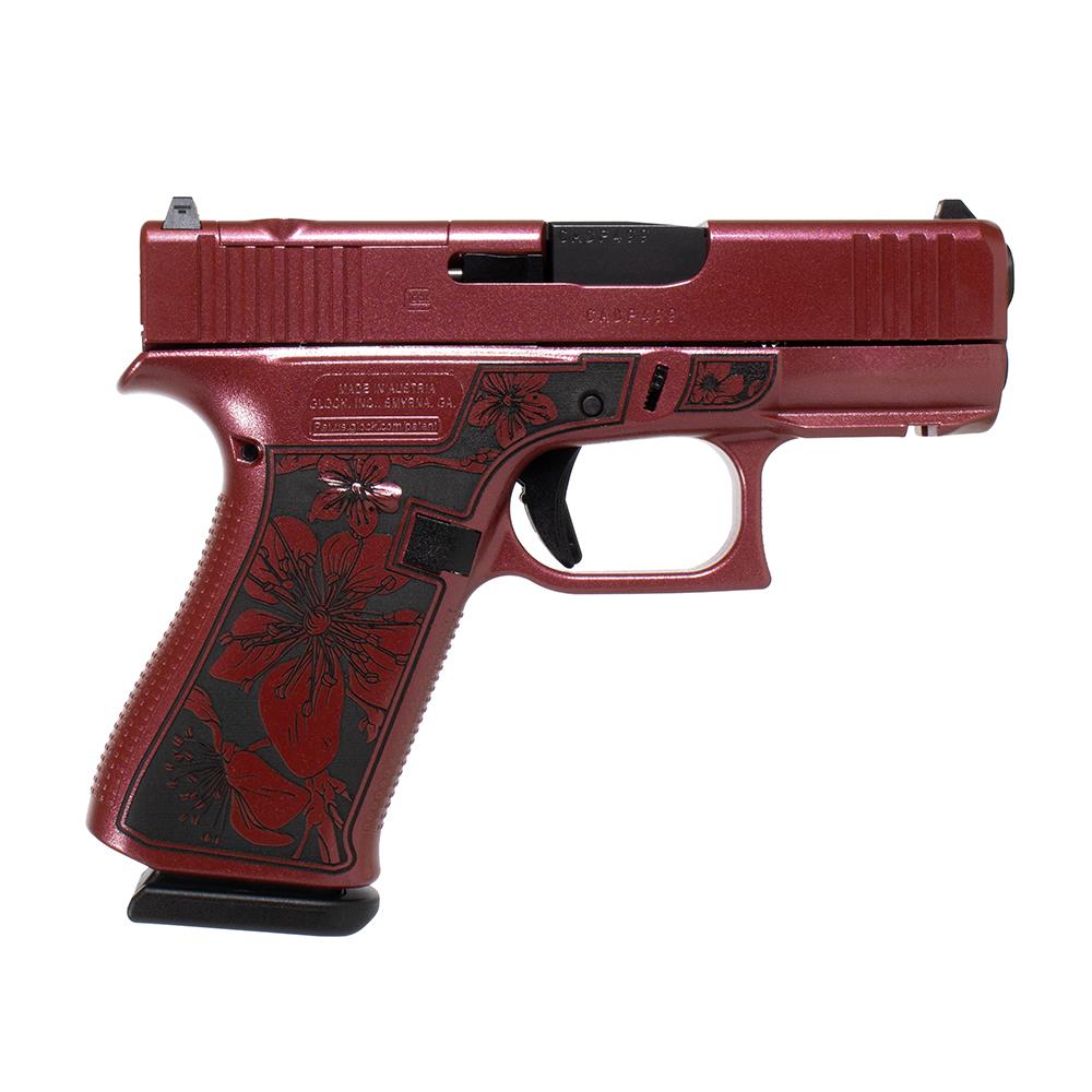 Glock 43X MOS Cherry Blossom 9mm Pistol Medusa Pink 10+1 Optic Ready