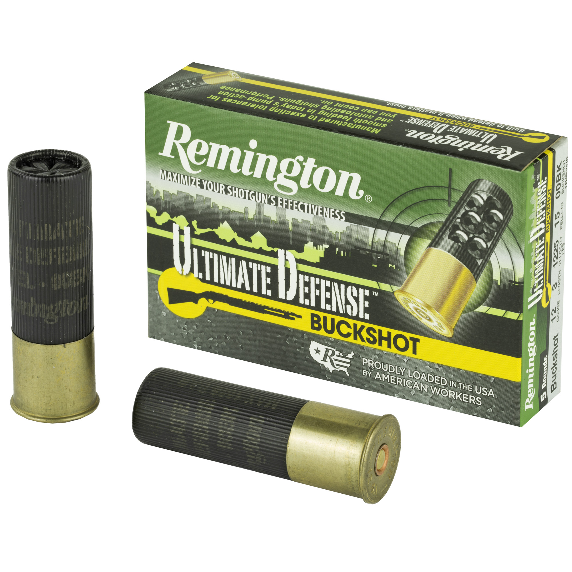 Remington Ultimate Defense 12 Gauge 3" 00 Buck Shotshell