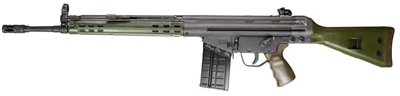 PTR 100 GI *Reconditioned 308 Win,7.62x51mm Nato 18" 20+1, Black Parkerized Reciever, Green Synthetic Furniture (Stock May Be Blemished)